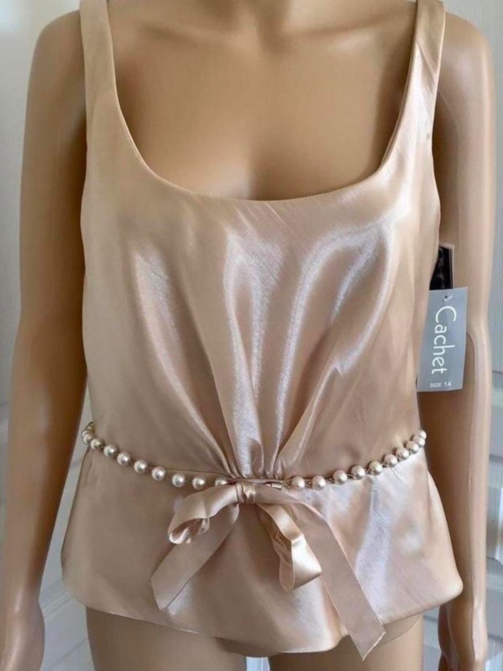 🌹VINTAGE🌹 Fancy Top Beaded Belt Size